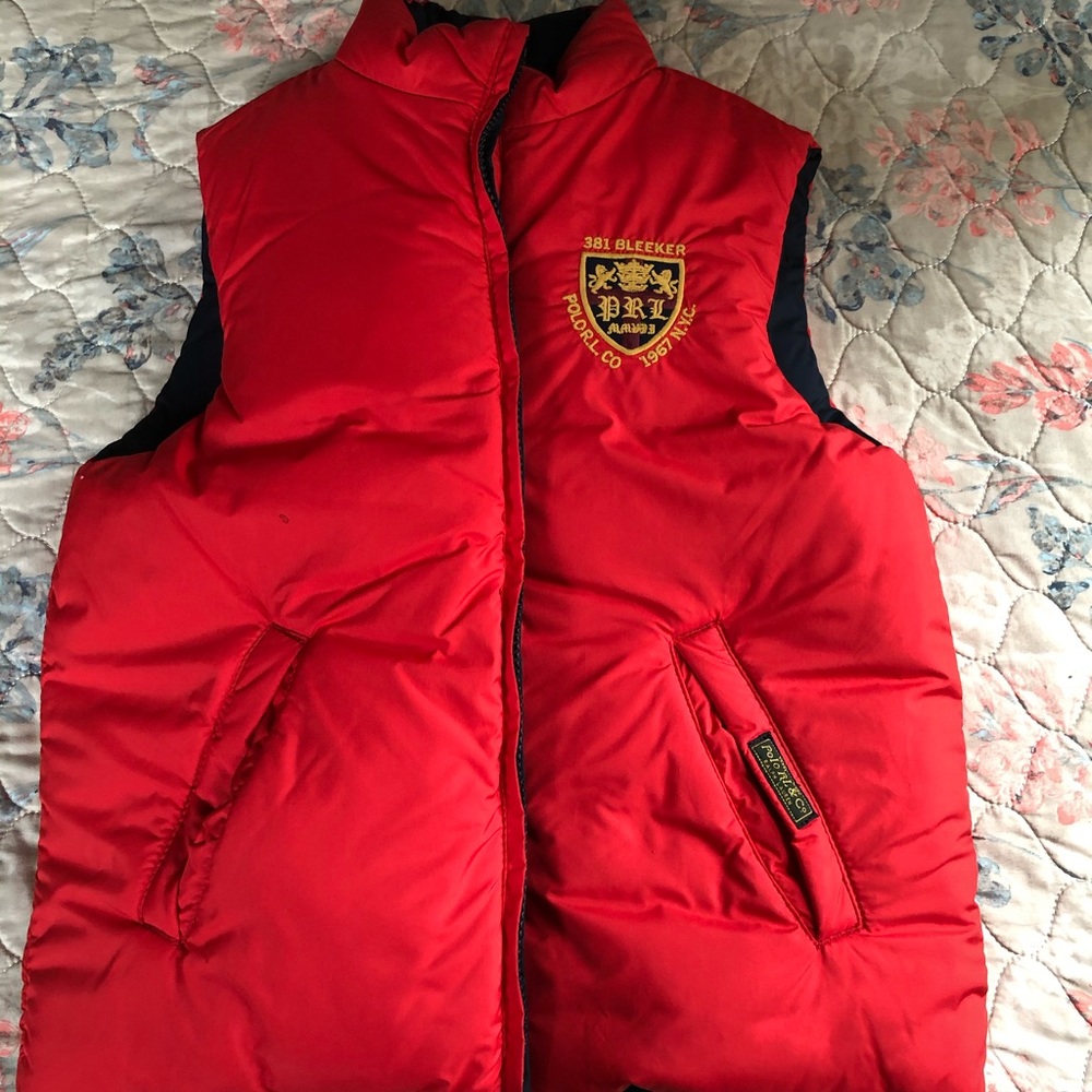 NWOT REVERSIBLE POLO VEST